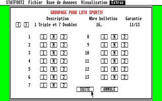 Statfoot atari screenshot